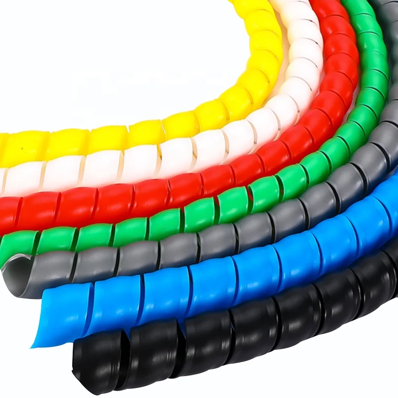 ZHBOZ China Manufacturer black Hot Sale Hydraulic Hose Protector Spiral Guard For Protecting Hose