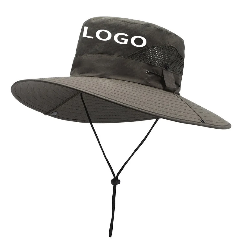 Hot Selling Custom Logo Waterproof Breathable Plain Bucket Hat For Fishing Summer Sun Hat For Men