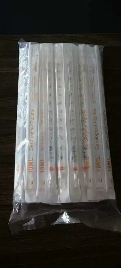 china factory individually wrapped serological pipettes serum  sterile 1000ul 1ml 2ml 50ml