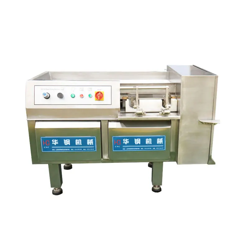Automatic meat cuber chicken breast cutter frozen meat dicer cube cutting machine goat meat dicer machine