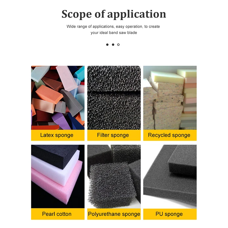 High Carbon Steel Material Cut Sponge Foam Knife Cutting Band Knife