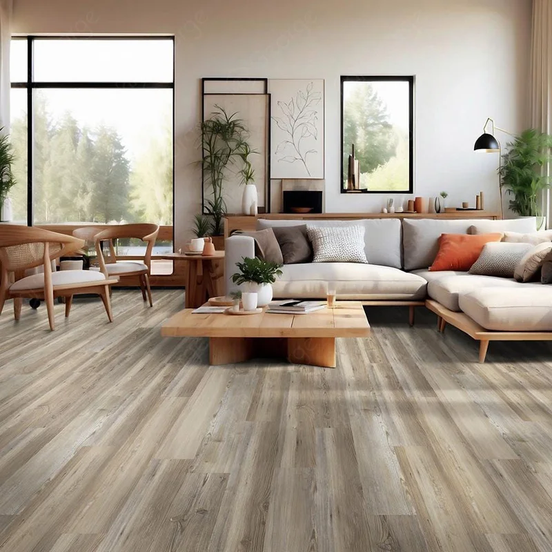 IXPE Cork Anti-scratch SPC Flooring Vinyl Plank Wood Grain with Cheap Price