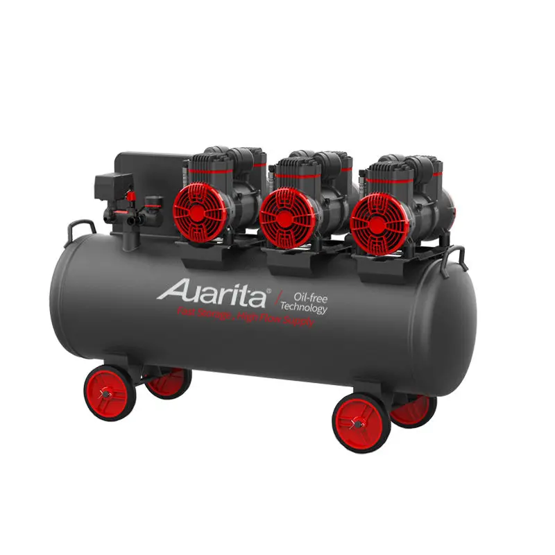 Auarita 600W*3 100 Litre Industrial Electric Air Compressor 220v 3 Cylinder Silent Air-compressor