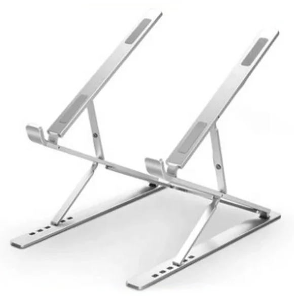 
Double raised adjustable and foldable Aluminum portable laptop holder for 17 inch computer 
