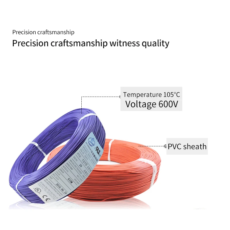 1015 18 Awg Signal Wire Tinned Copper 105 Degree Soft Fine Electronics Wires Cable