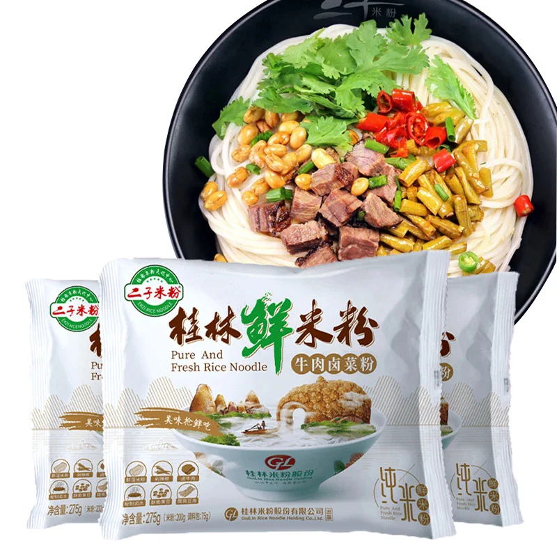
Suitable for everyone to eat healthy low-calorie Chinese food Guilin rice noodle bowl shirataki noodles 