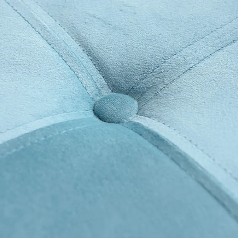 Legs Powder Coated Finish Round Storage Ottoman Chair KD Metal Home Furniture Living Room Furniture Home Stool & Ottoman Modern