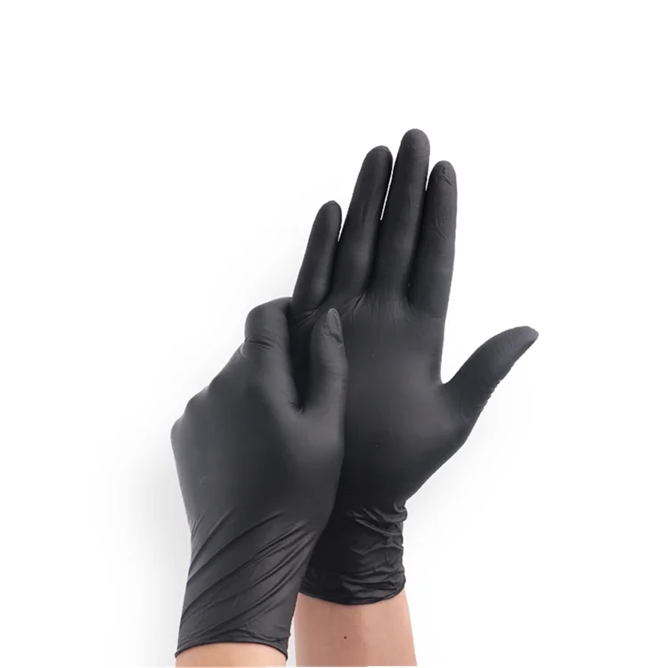 Racing Cleaning Gloves Food Industry Oil Resistant Pure Rubber Latex Labor Protection Blend Mixed Nitrile Household Gloves black