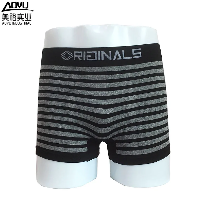 High Quality Wholesale Men Underwear Nylon Boxer Shorts Soft Breathable Men Seamless Boxers Briefs