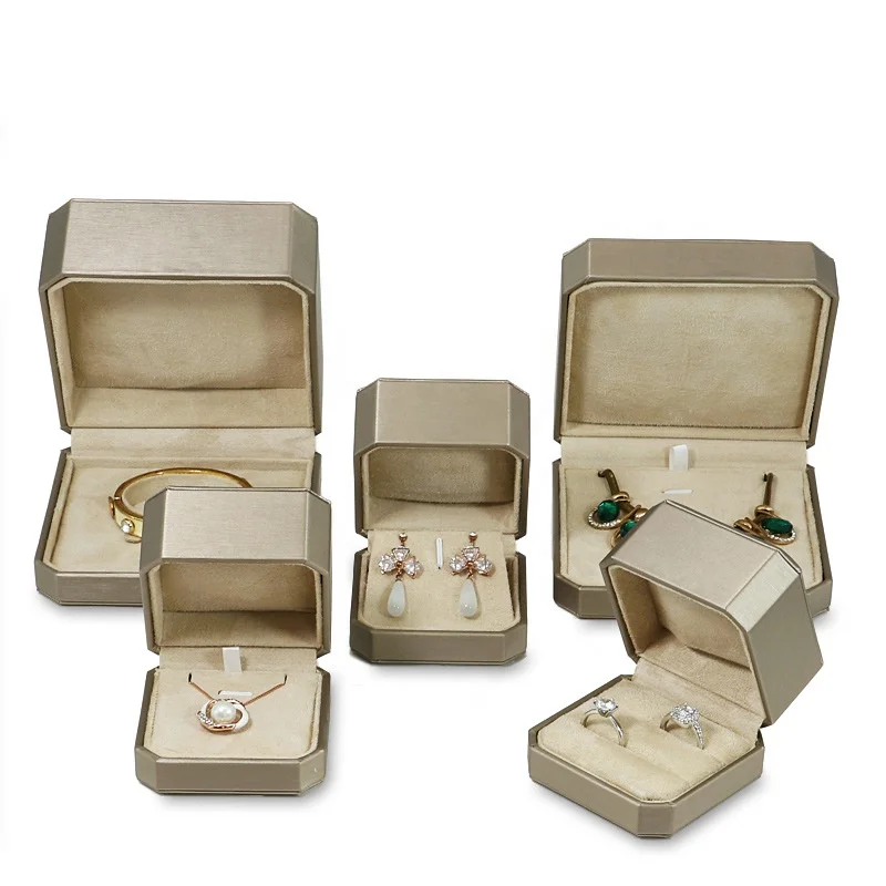 Premium Brushed PU Leather Bracelet Gift Box Fashion Jewelry Box with Velvet Insert Bracelet Box Customized