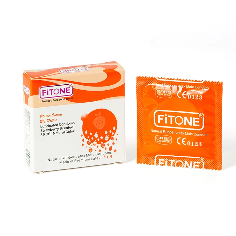  Fitone латекса презервативы для мужчин 3 шт./упак. смазка со вкусовыми добавками