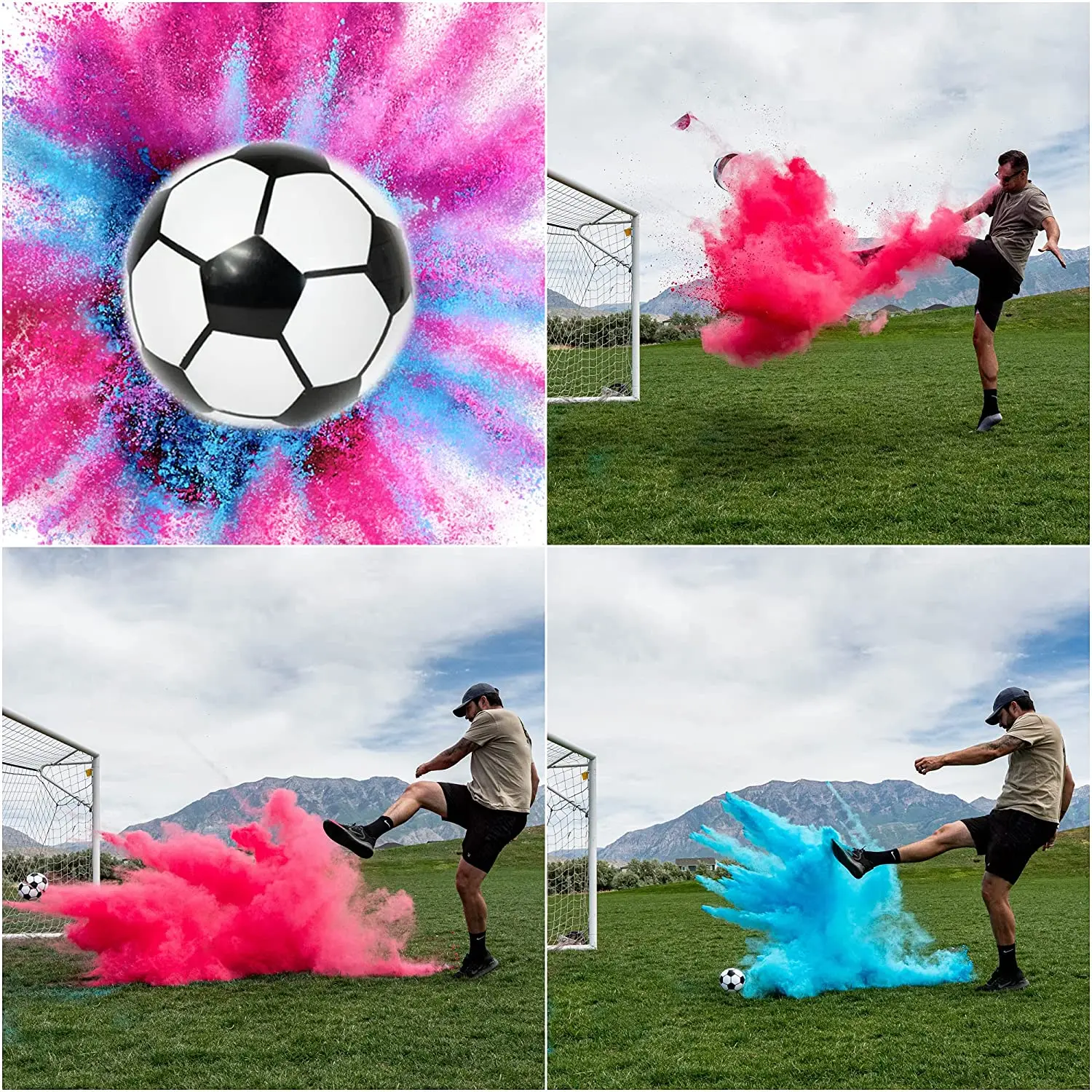 Boy or girl gender reveal creative ideas gender reveal soccer ball