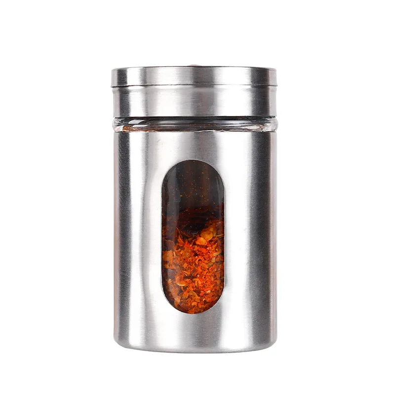 Premium stainless steel salt and pepper shaker spice jar in bulk