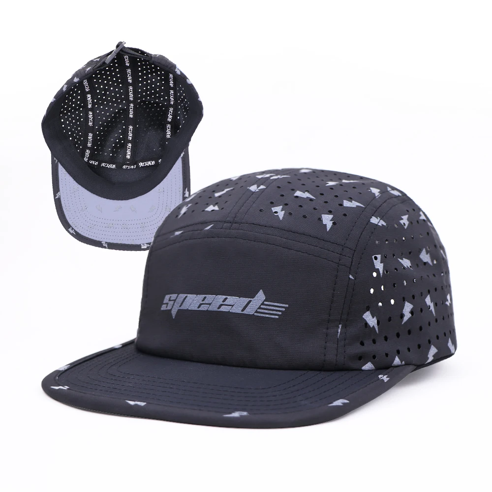 golf hat custom logo wholesale mesh custom all over print ogo 5 panels snapback golf hats snapback running caps