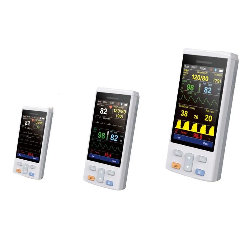 Handheld portable multiparameter equipment Veterinary monitor ETCO2