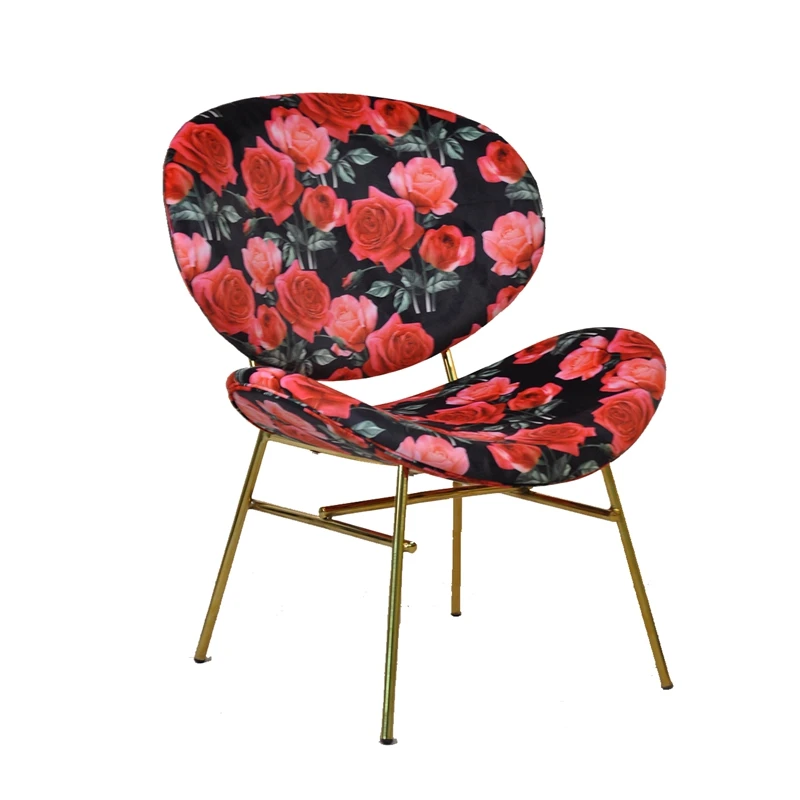 Professional Manufacture Cheap Room Fabric Living Room Chair With metal Legs
