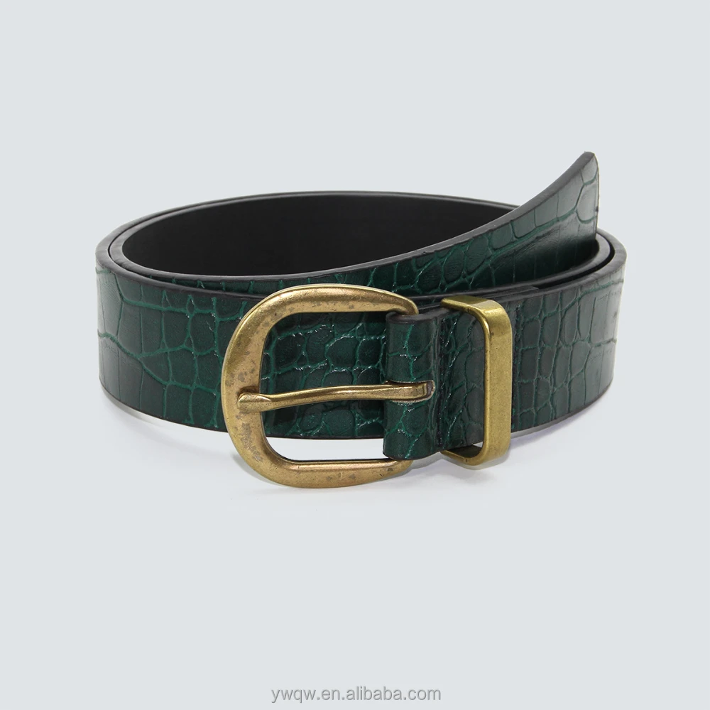 Fashion Womens Simple Easy Matching Leather Waist Belt with Pin Buckle for Jeans Pants