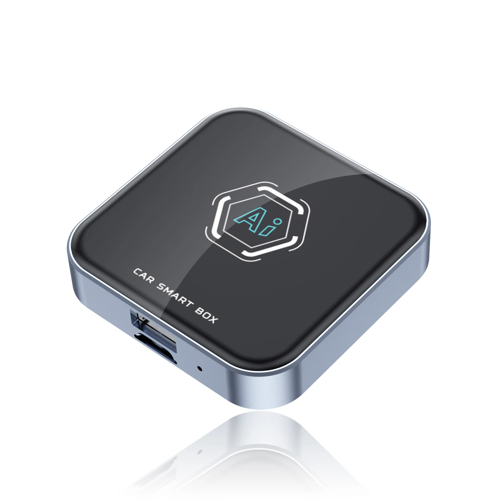 OEM ODM 3 in 1 Carplay Ai Box Android 13 Metal Car Usb Portable Smart Wireless Carplay Adapter Youtube for apple iphone