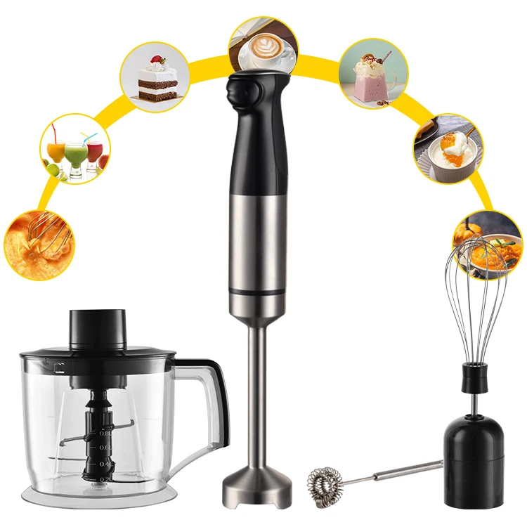 home appliances 4 IN 1 stick blender hand stainless steel make life smart hand mixer with blender