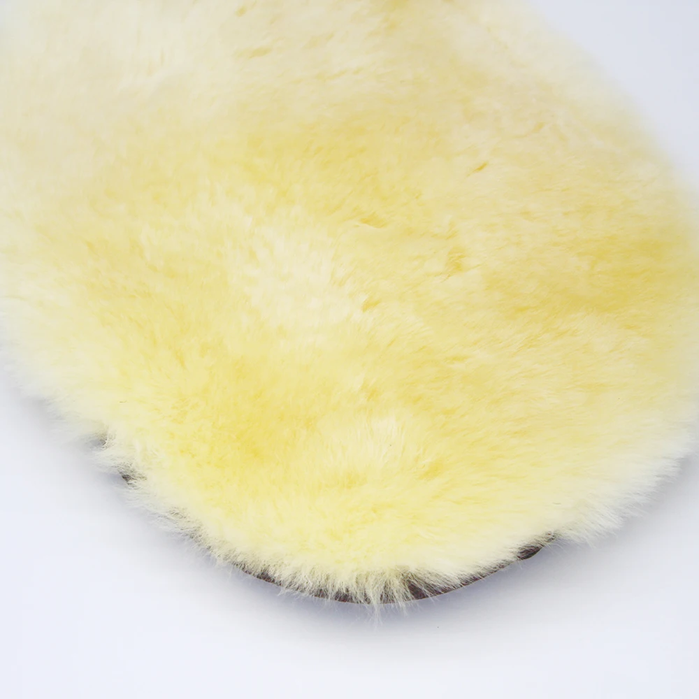 Master M71203 Scratch Free Sheep Wool Detailing Car Wash Mitt And Glove 100% Genuine Lambs Wool For Car Detailing