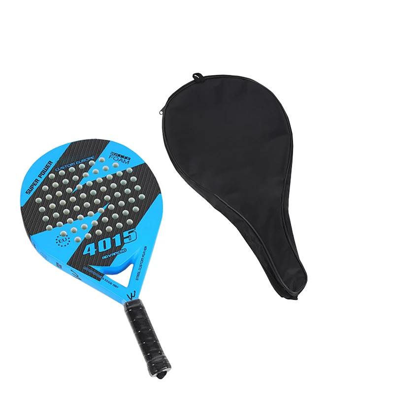 CHENHONG Professional Full Carbon Beach Tennis Paddle Racket High Quality Pickleball Paddle Soft EVA Face Paddle Racket
