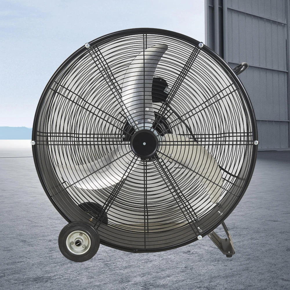 Customized OEM Air Circulation Floor Cooling Fan 24 Inch Commercial Powerful Metal Industrial Floor Fan