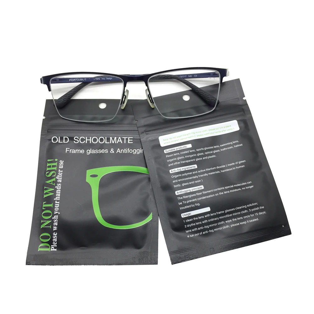 Салфетка для протирки очков с логотипом на заказ, салфетки для протирки очков с защитой от запотевания