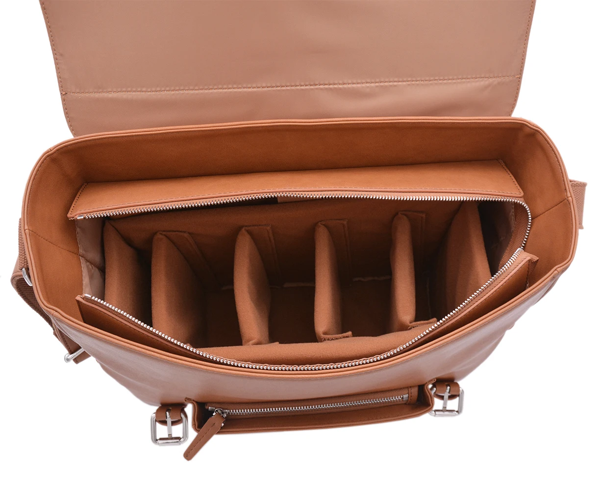 
Waterproof Leather Cross-body Bag Vintage Outdoor Travel Camera Bag 