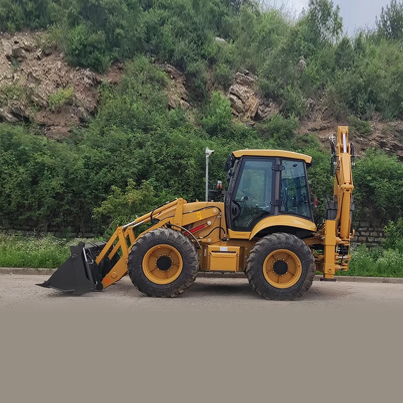 New Cheap Backhoe Excavator Loader Diesel For Sale With Breaker Hammer