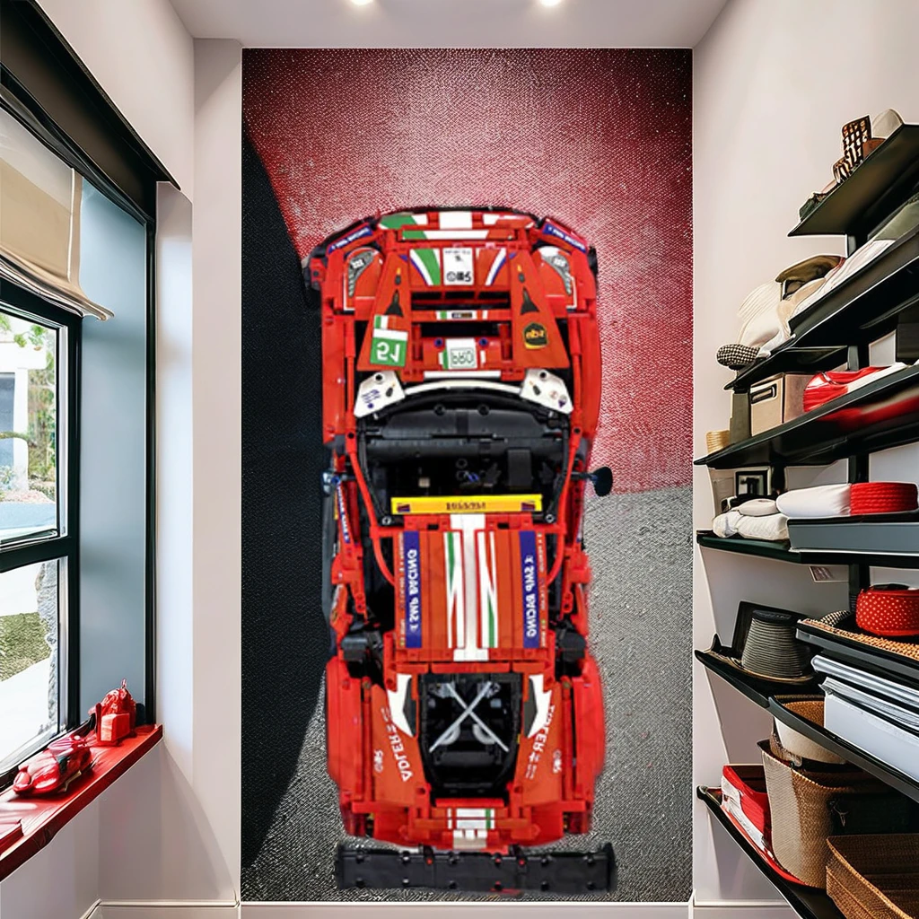 Настраиваемый настенный современный Электрический стеллаж для стеллажа Многофункциональный концептуальный строительный блок натюрморт