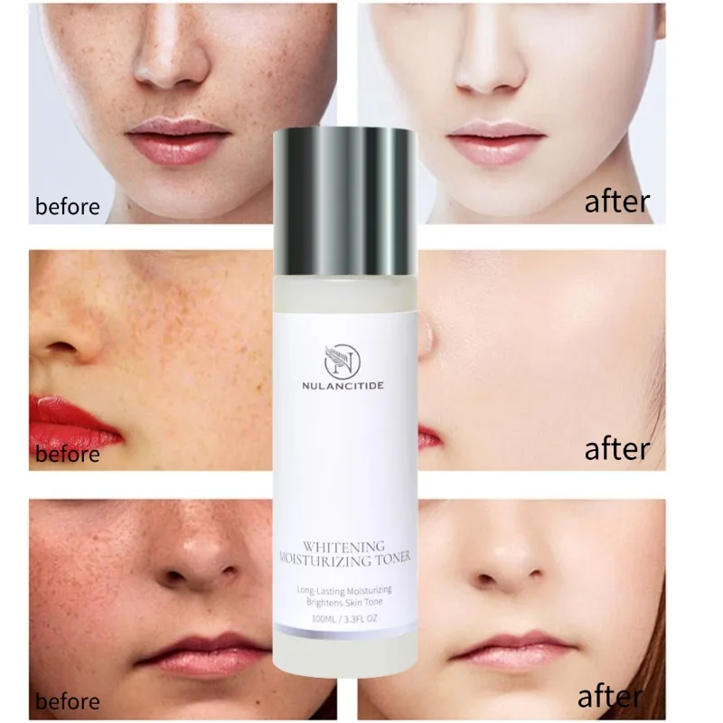Hyaluronic Acid Facial Skin whitening And Moisturizing Toner Hookah Amide Brightening Serum VC Arbutin Anti-aging Akin Care