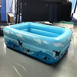 factory direct wholesale top quality Brand New PVC Anti Slip kids inflatable swimming pool portable family pool
