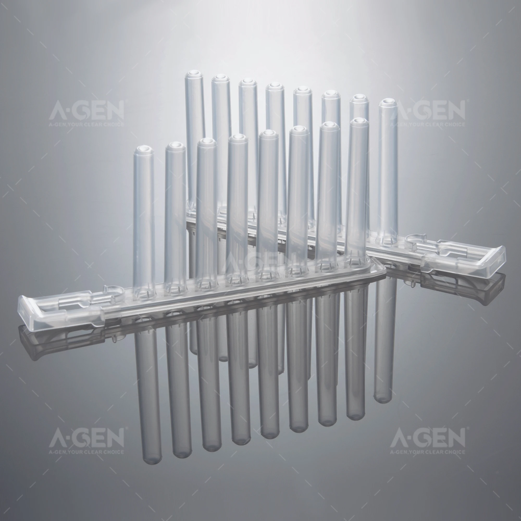 Assay Use Matched for Bioer 8 Tip combs with U bottom safe lock design compliant to SBS ANSI