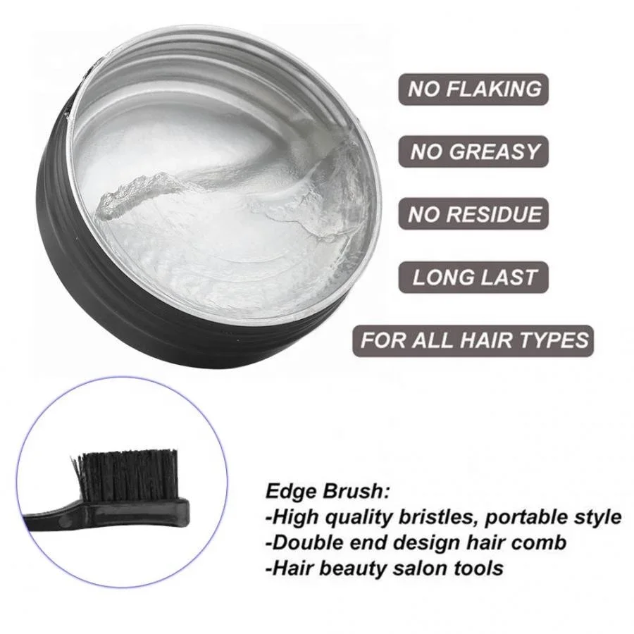 Natural  Strong Hold for All Hair Types Hair Wax Styling Water Pomade 150g