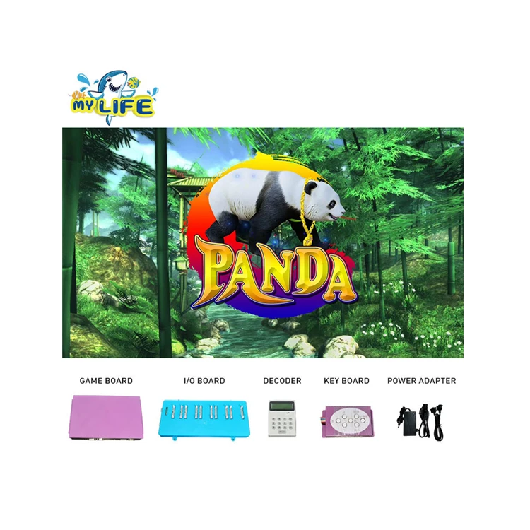 Высокий возврат прочная стрельба панда против Allien навык рыбалка игры рыба игровой стол