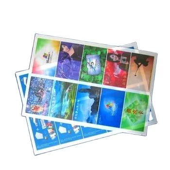 Inkjet Printable Plastic Id Card Material White Pvc Cards