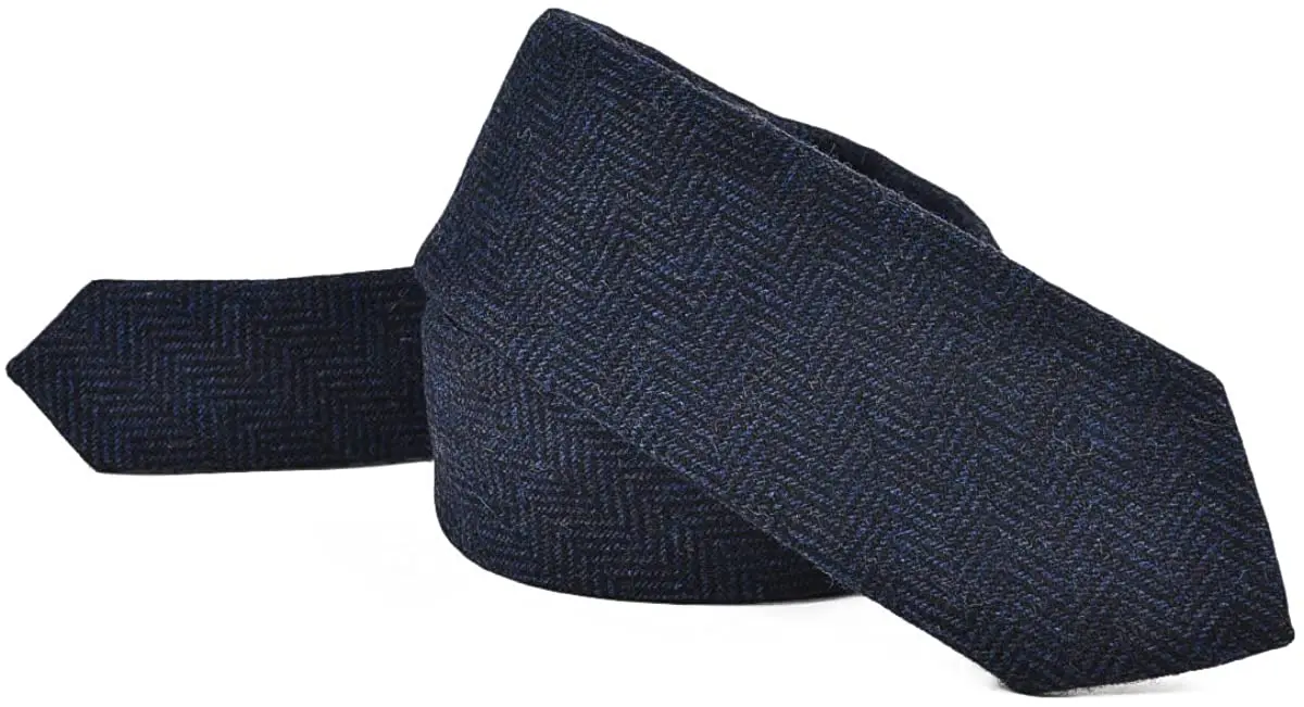 Silk Wool Ties Men Plaid Business Wool Necketie Wholesale High Quality  Mens Classic Fashion Handmade Retro Wool Neck Tie