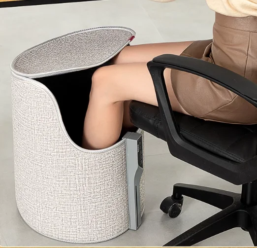 Customized Digital display upgrade style Round  Foot Warmer with cover ODM/OEM /Wholesale