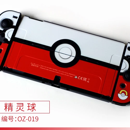 Cartoon theme nintend Switch Oled Protective Hard Shell Ns Console Joy Con Split Cover Case for  Switch oled Accessories