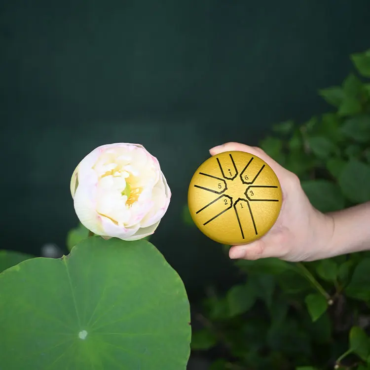 Easy-to-Use Steel Tongue Drum No Special Skills Required 3 Inch Round Drums
