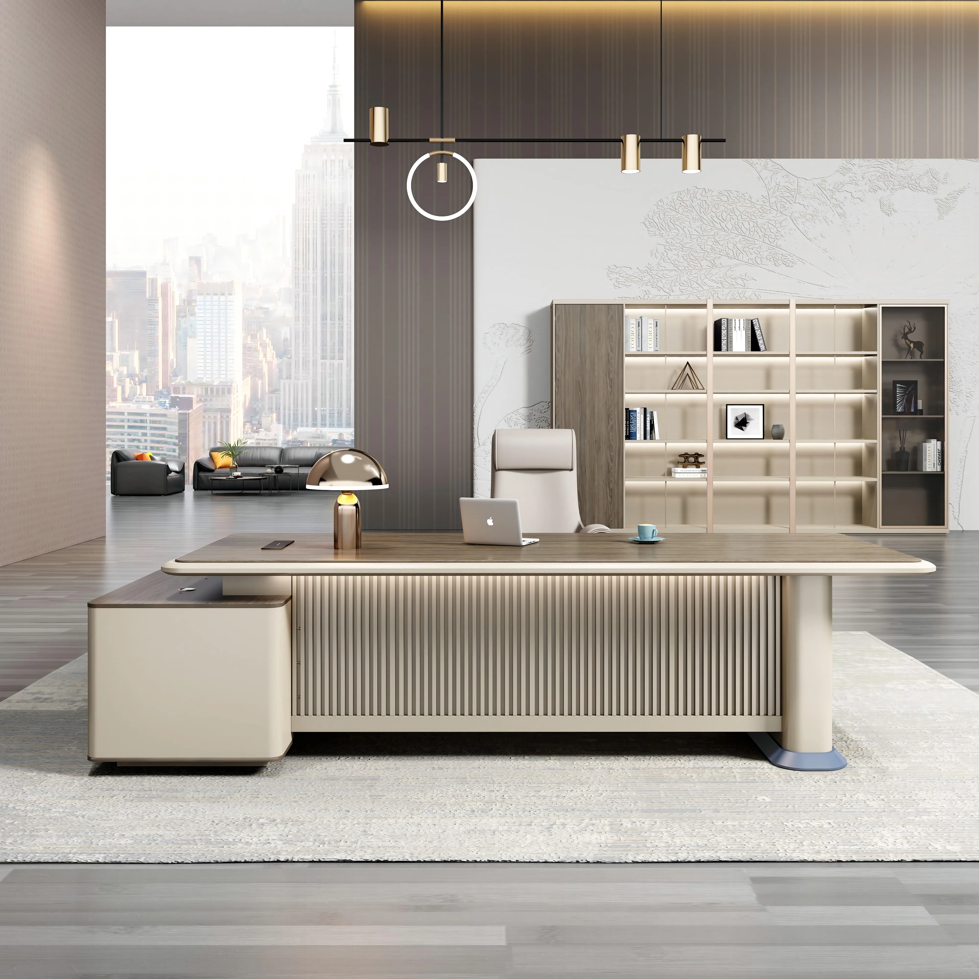 Modern Luxury Office Furniture Manager Ceo Boss Executive Office Desk Computer Table For Personal Office