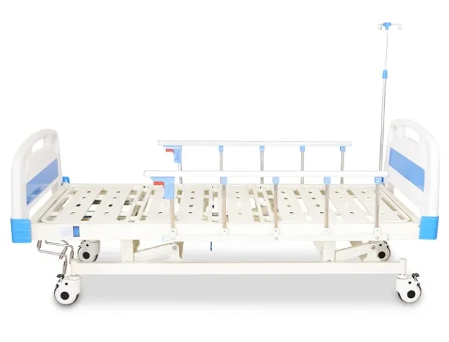 Hospital Bed Patient Spare Parts Anti-Skid Multi-Function Manual Crank Free Used Metal Mattress and Toilet Sheets