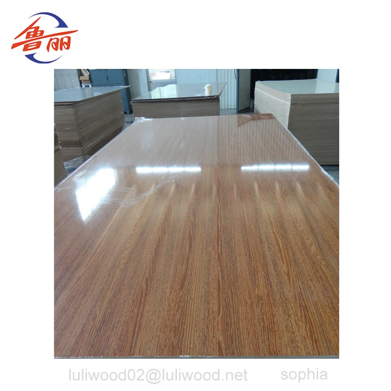 
High glossy UV pvc MDF sheet from direct factory 