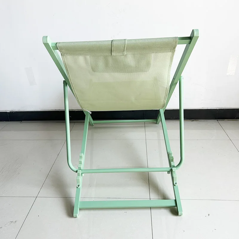 wholesale outdoor adjustable folding wood deck metal sea beach chair summer pool decks aluminium sun chair