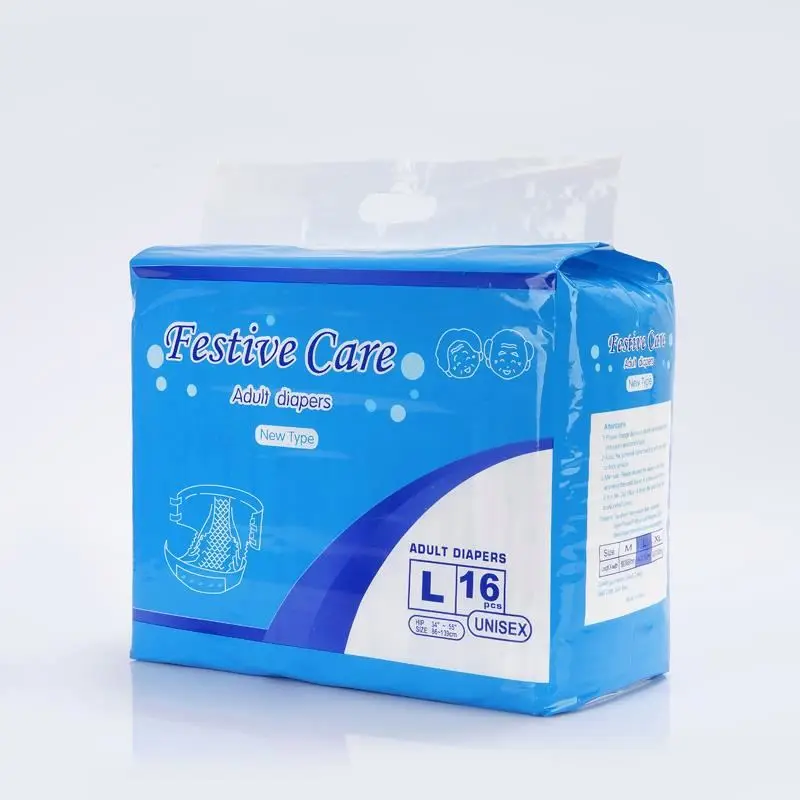 Wholesale Cotton Disposable adult diaper for patient,fluff pulp old anti-leak barriers diapers,plain woven patient diaper adult