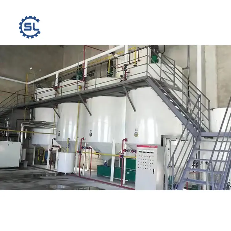 Small Scale Edible Oil Refinery Plant Coconut Processing Machine Production Line