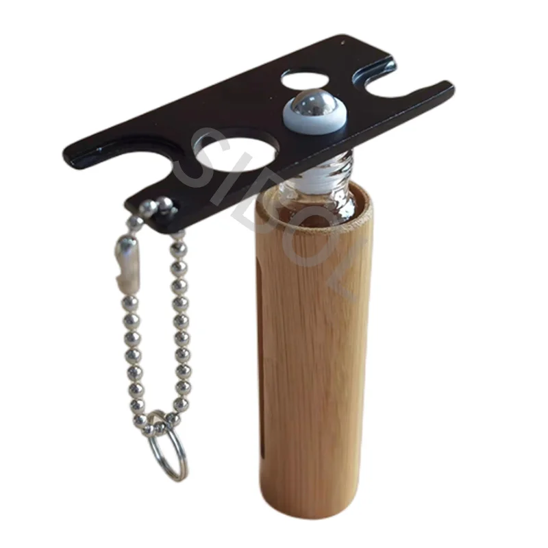 Low MOQ Custom Glass  Roll On Bottles Essential Oil Metal  Bottle Opener Keychain doterra