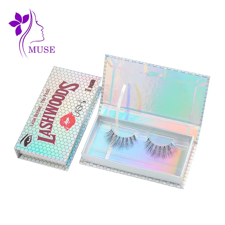 Hot selling 18mm 5d natural lashes faux mink false eyelash with mini suitcase