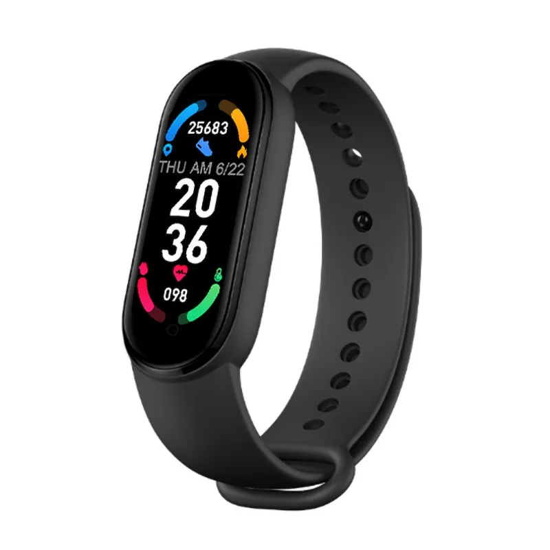 Hot 2021 M6 Smart Watch  M6 Fitness Tracker Oled Display Heart Rate Monitor Waterproof Sport Bracelet Activity Tracker Wristband