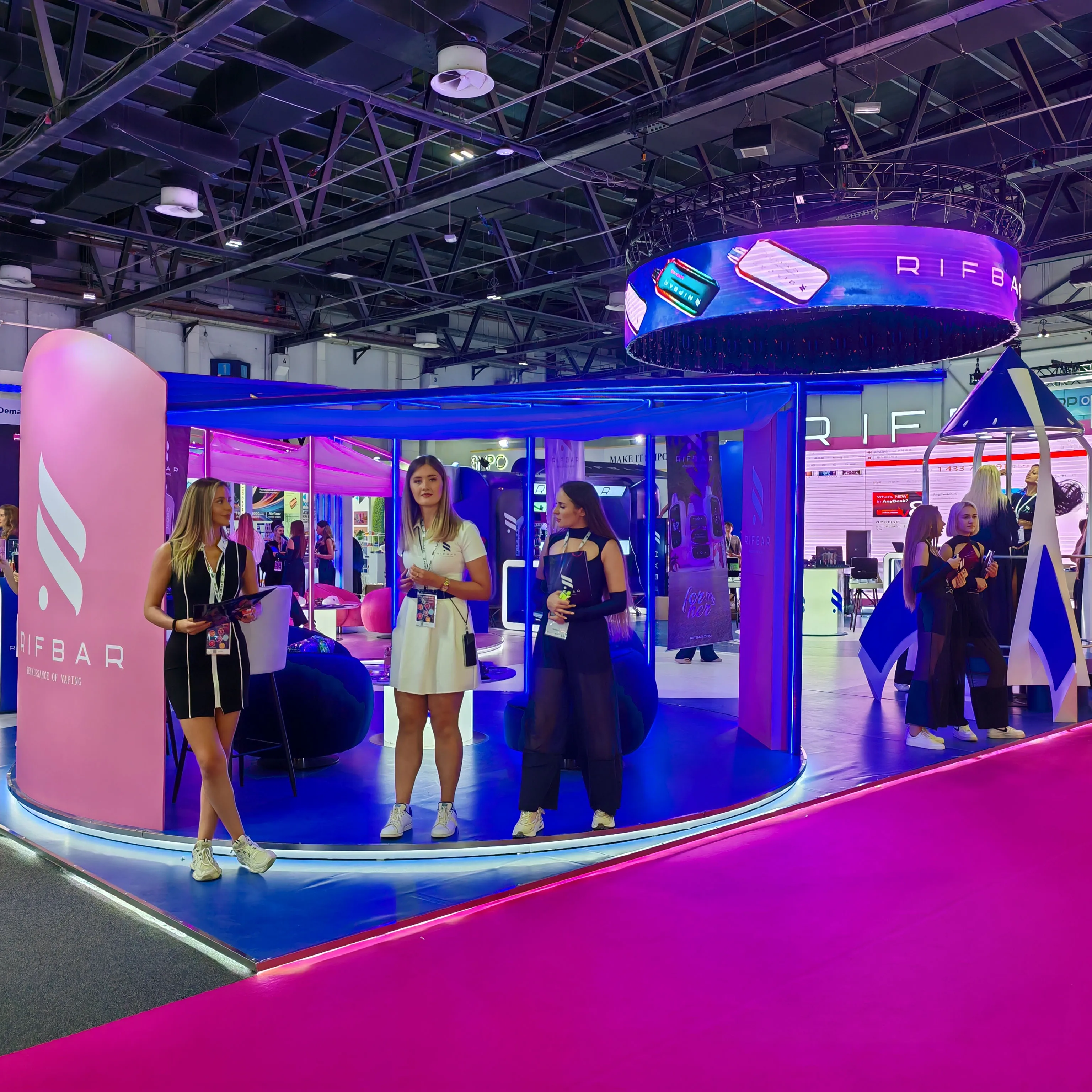 IZEXPO 30MINS QUICK BUILD Wooden Fashion 20x20 Expo Display Stand Custom Trade Show Equipment Manufactures Exhibition Booth